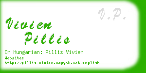vivien pillis business card
